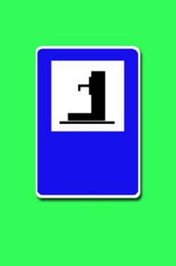 Se�al de servicio agua.