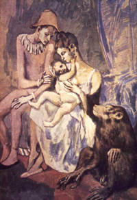 Cuadro de Picasso con saltimbanquis, de la &eacute;poca rosa.