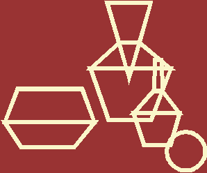 Bodeg�n con formas sint�ticas.