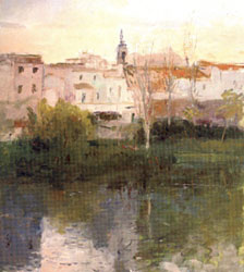 &Oacute;leo de Joaquin SAENZ, (1986): Torre de la O, Triana.