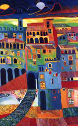 &Oacute;leo de PUGA VIAL. Gubbio-Umbria-Italia