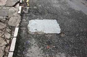 Textura Asfalto. Banco de Im&aacute;genes del CNICE.