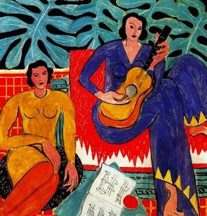 &Oacute;leo de Henry Matisse: la M&uacute;sica. A&ntilde;o 1939.